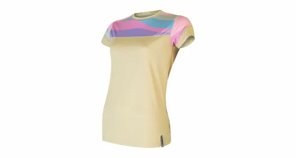 Sensor Women's T-shirt Sensor Coolmax Impress Sand/Stripes