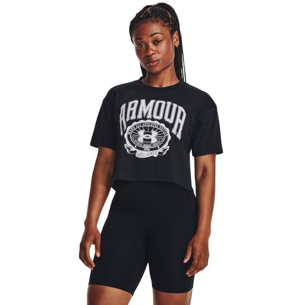 Under Armour Women's T-shirt Under Armour Collegiate Crest Crop SS