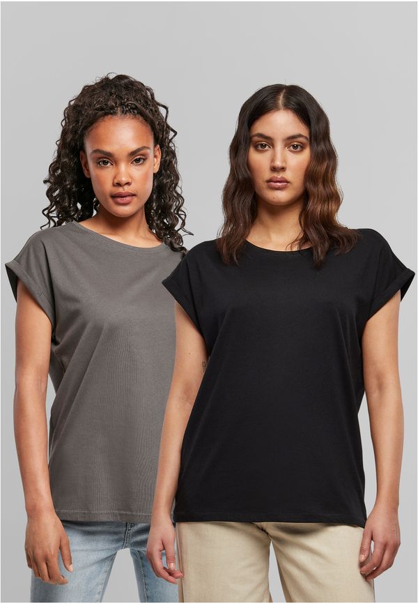 Urban Classics Women's T-shirt Urban Classics - 2 pack grey/black