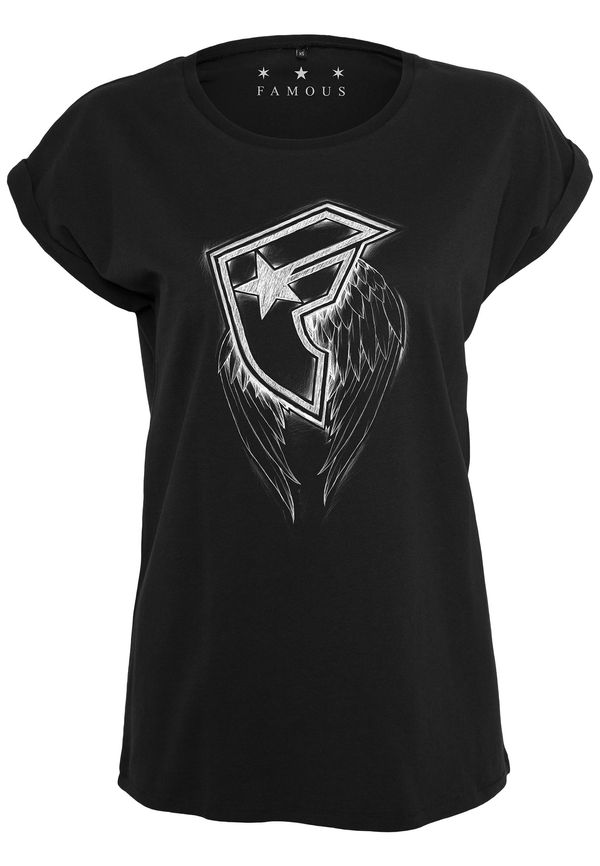 Merchcode Ladies Women's T-shirt Wings black