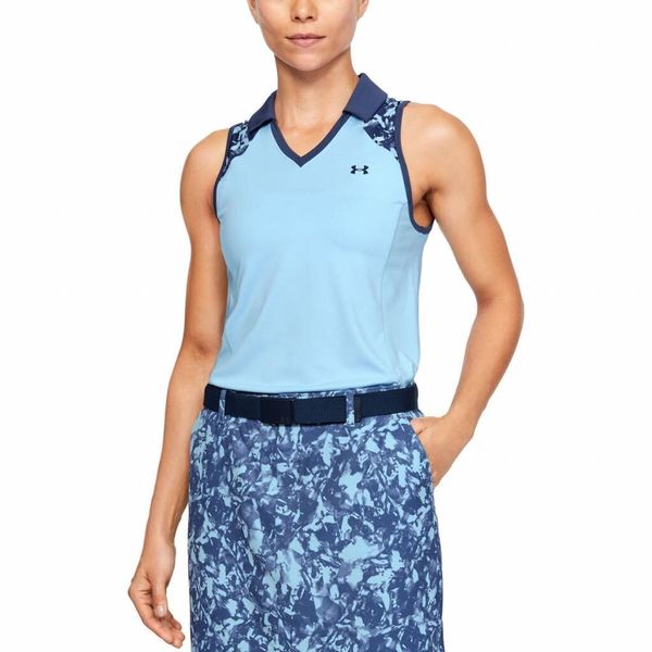 Under Armour Women's T-shirt with collar Under Armour Zinger Sleeveless Blocked Polo