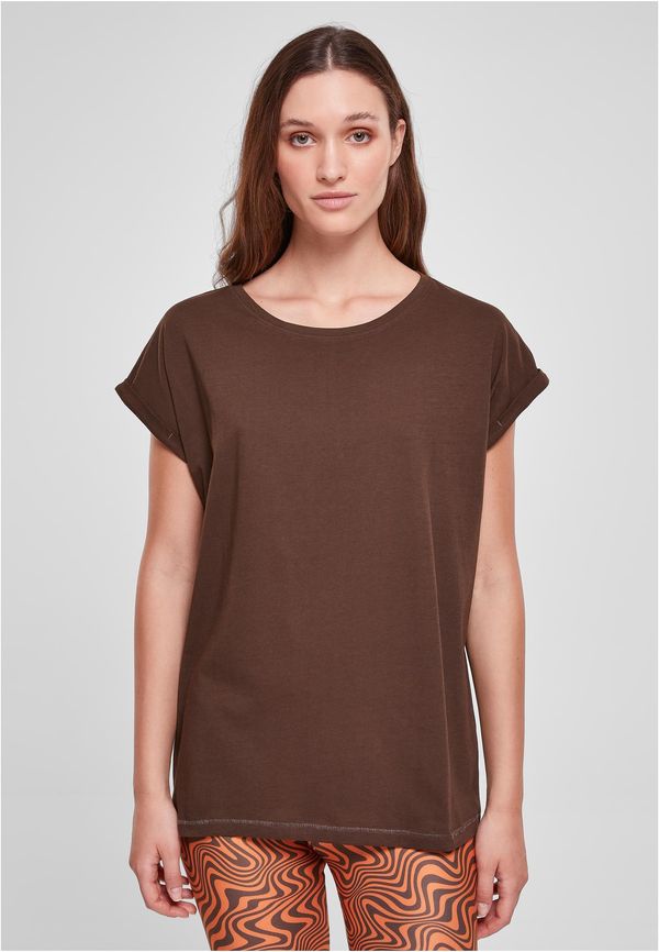 UC Ladies Women's T-shirt with extended shoulder brown