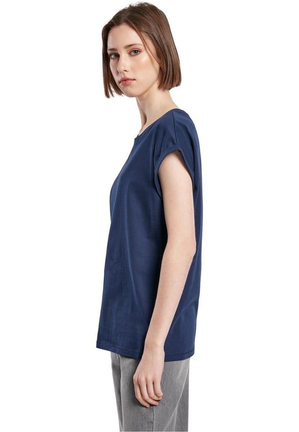 Urban Classics Women's T-shirt with extended shoulder navy blue