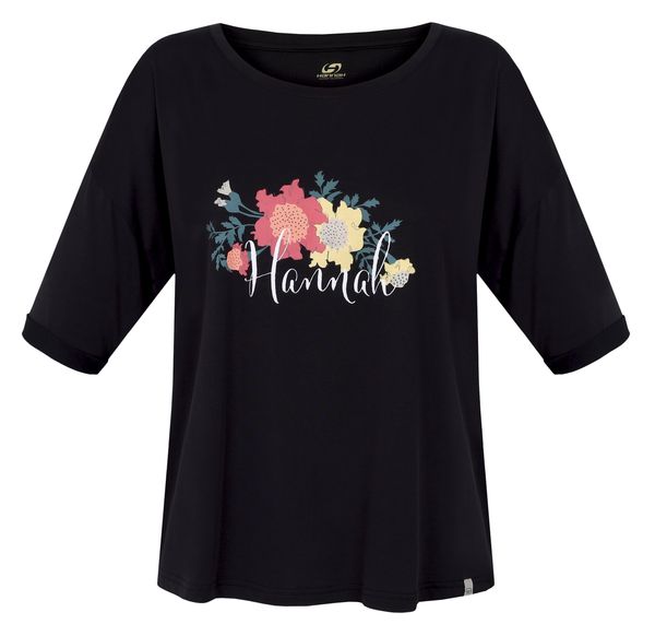 HANNAH Women's T-shirt with Hannah CLEA anthracite print