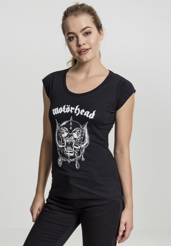 Merchcode Ladies Women's T-shirt with Motörhead logo in black