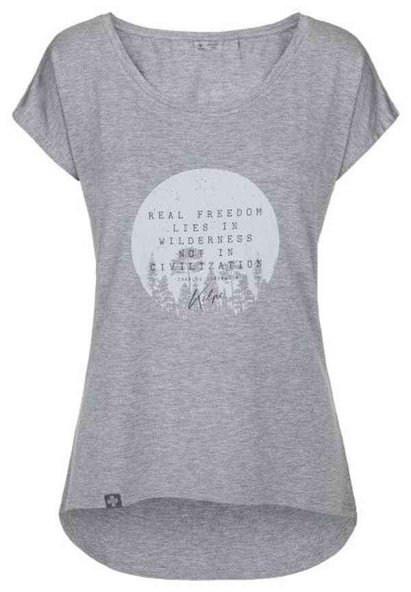 Kilpi Women's T-shirt with short sleeves Kilpi ROISIN-W Light Grey