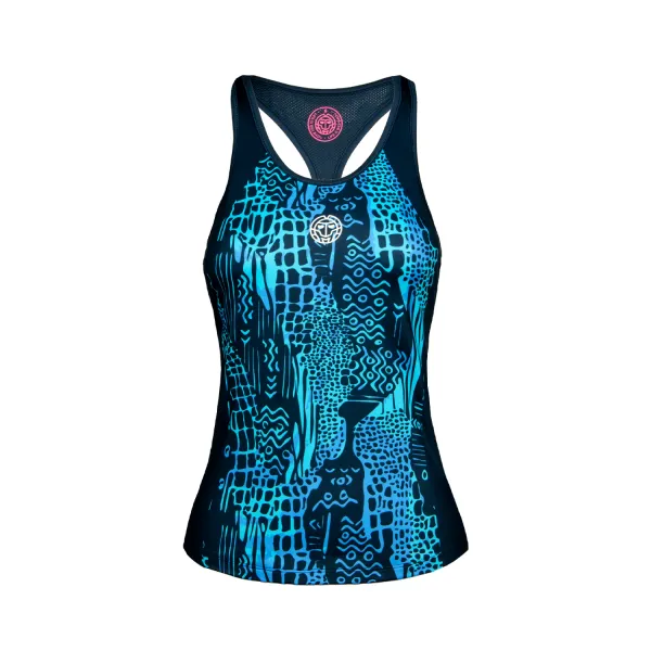 BIDI BADU Women's tank top BIDI BADU Yaka Tech Tank Blue S