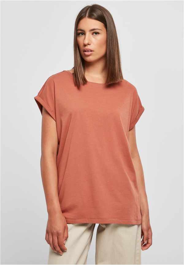 UC Ladies Women's terracotta T-shirt with extended shoulder