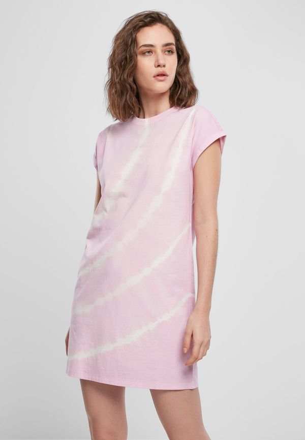 Urban Classics Women's Tie Dye Dress Pink