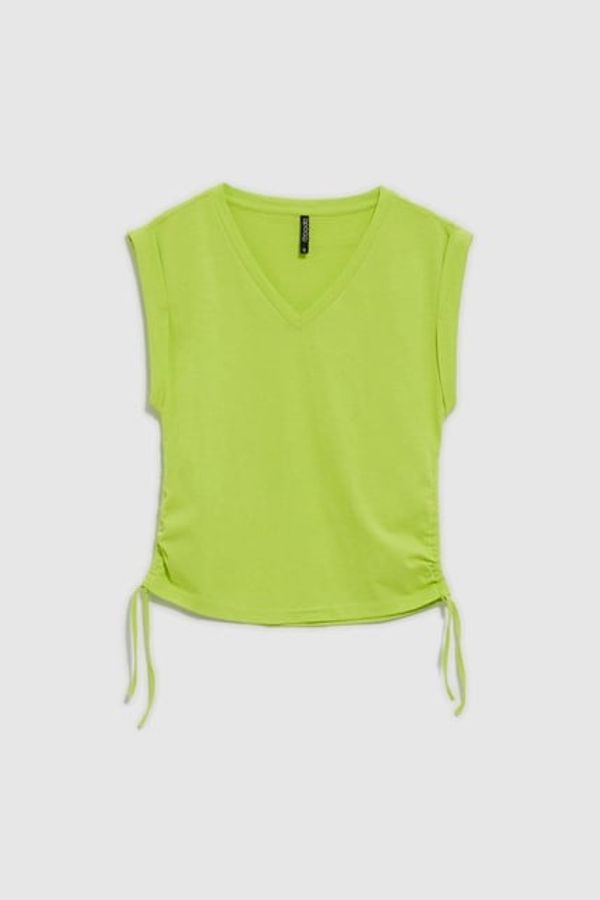 Moodo WOMEN'S TOP L-TS-4060 L.Green