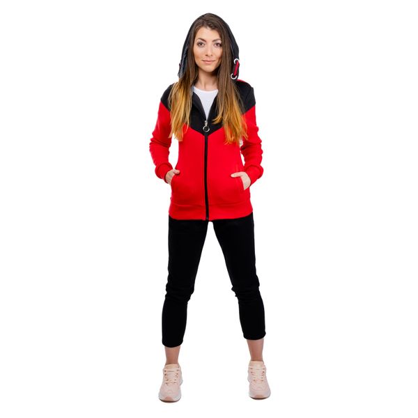 Glano Women's Tracksuit GLANO - Red/Black