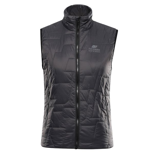 ALPINE PRO Women's ultralight vest with ALPINE PRO BERFA dk.true gray impregnation