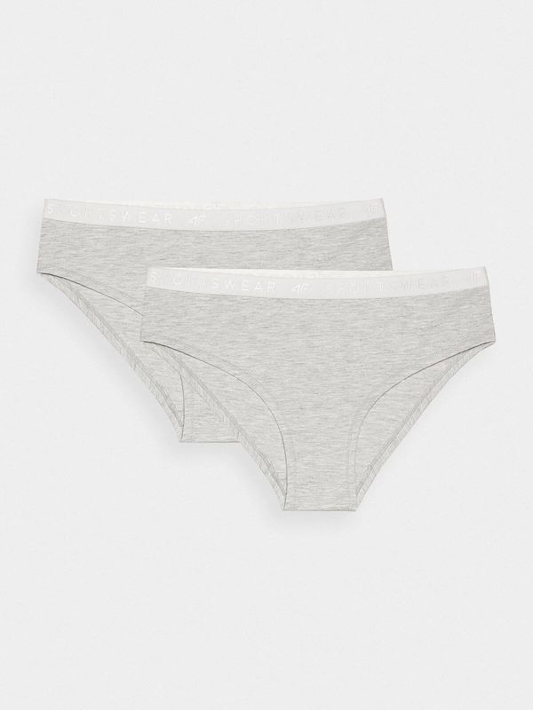 4F Women's Underwear Panties 4F (2 Pack) - Grey