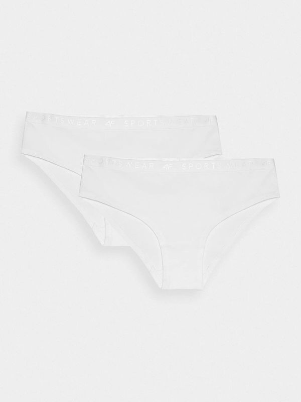 4F Women's Underwear Panties 4F (2 Pack) - White