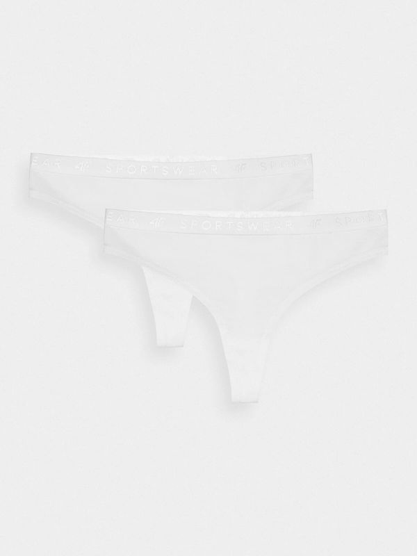 4F Women's Underwear Panties 4F (2 Pack) - White