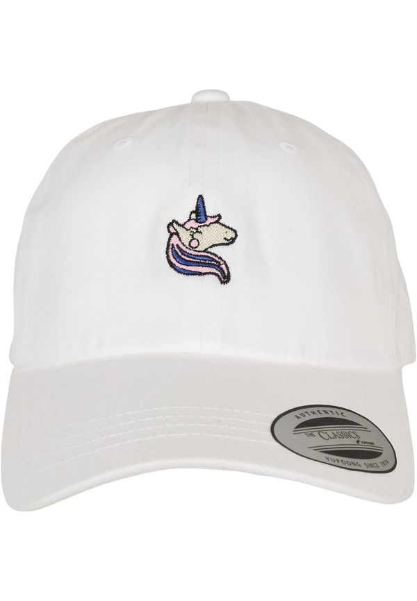 MT Accessoires Women's Unicorn Dad cap in white