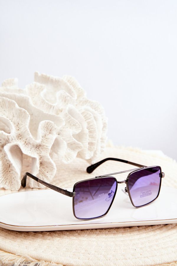 Kesi Women's UV400 Sunglasses - Black/Purple