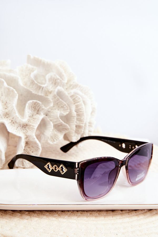 Kesi Women's UV400 Sunglasses - Brown and Pink