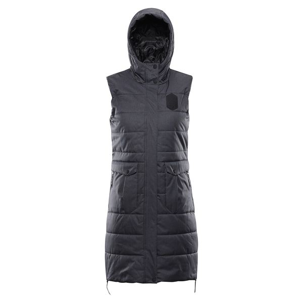 ALPINE PRO Women's vest with ptx membrane ALPINE PRO HARDA dk.true gray