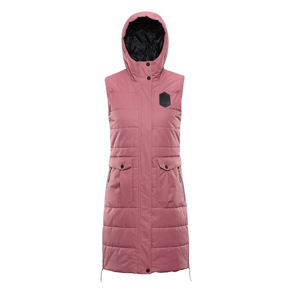 ALPINE PRO Women's vest with ptx membrane ALPINE PRO HARDA dusty rose
