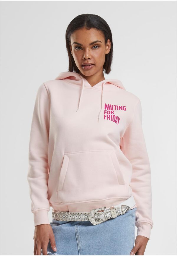 Mister Tee Women's Waiting For Friday Hoody Pink