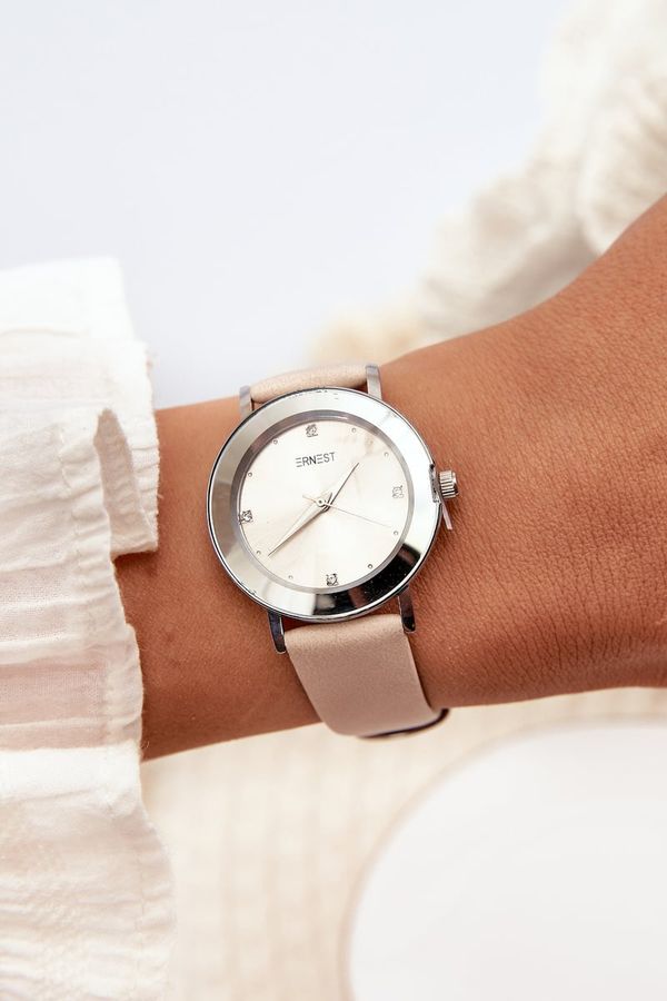 Kesi Women's watch with beige strap Ernest
