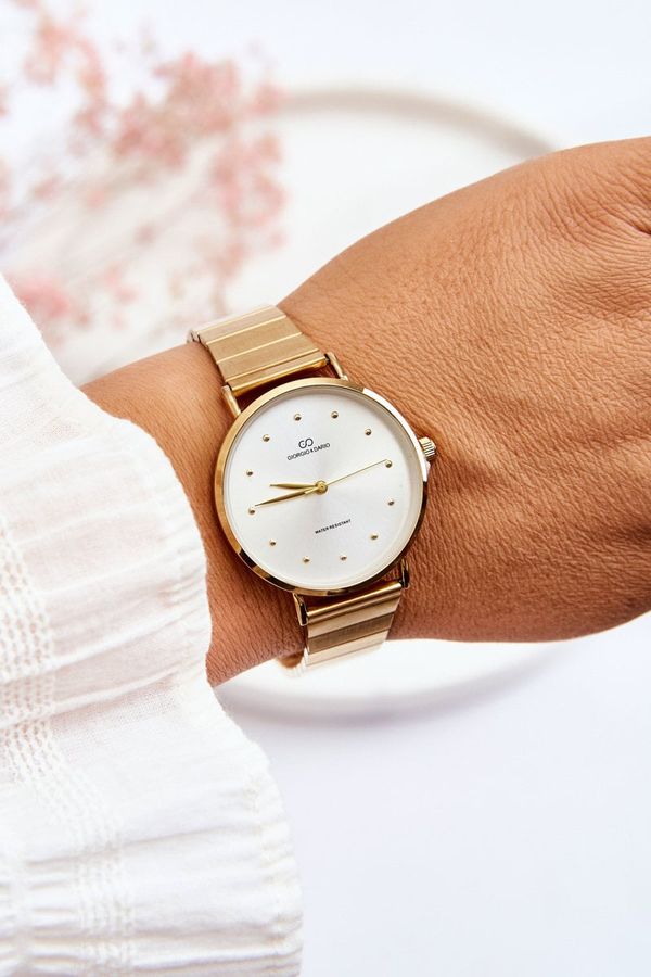 Kesi Women's waterproof analog watch bracelet Giorgio&Dario gold-silver