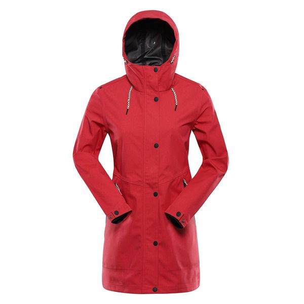 ALPINE PRO Women's waterproof coat with ptx membrane ALPINE PRO PERFETA chilli
