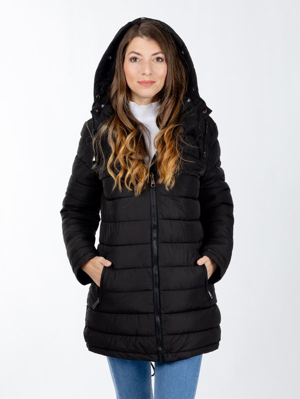 Glano Women's winter jacket GLANO - black/black