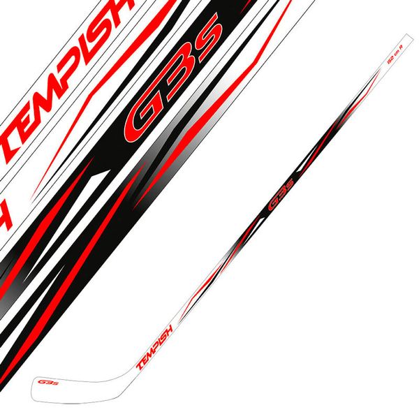 Tempish Wooden hockey stick Tempish G3S Red Student (youth) L left hand down