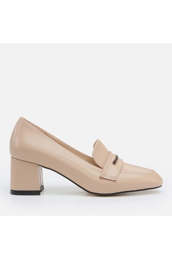 Yaya by Hotiç Yaya by Hotiç Beige Women's Footwear Chunky Heel