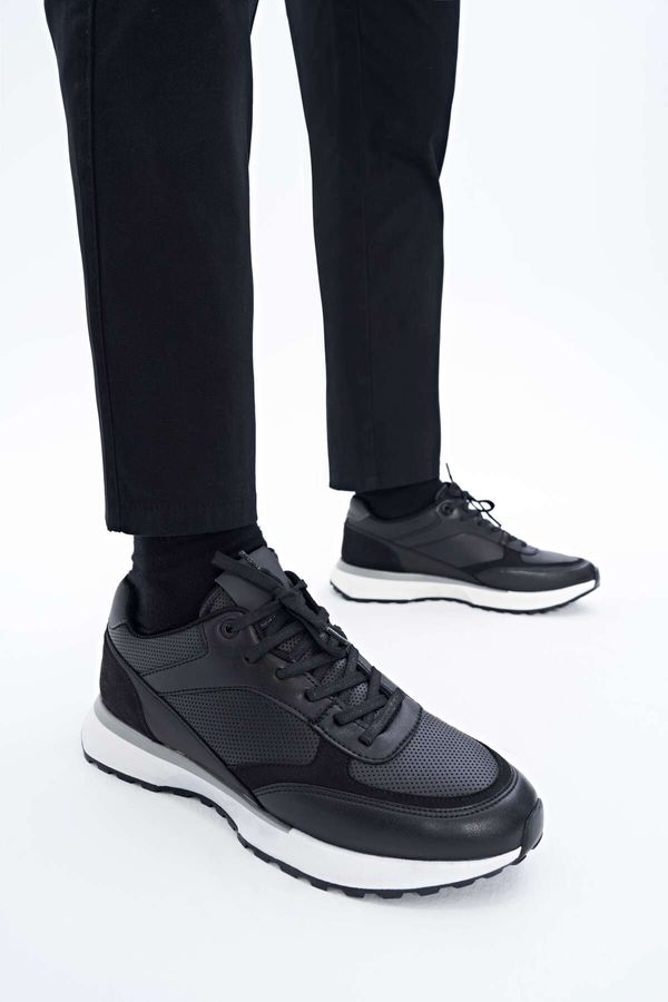 Yaya by Hotiç Yaya by Hotiç Black Pedestrian Men's Sneakers