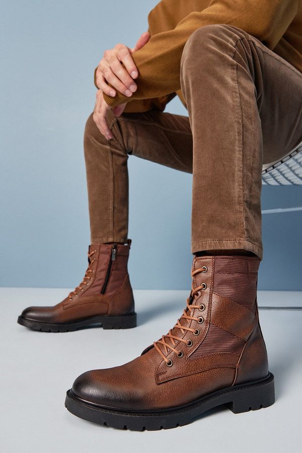 Yaya by Hotiç Yaya by Hotiç Tan Men's Boots & Booties