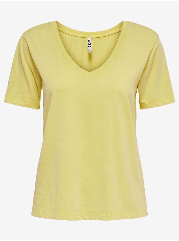 JDY Yellow basic t-shirt JDY Farock - Women's