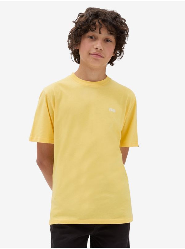 Vans Yellow boys' T-shirt VANS By Left Chest - Boys