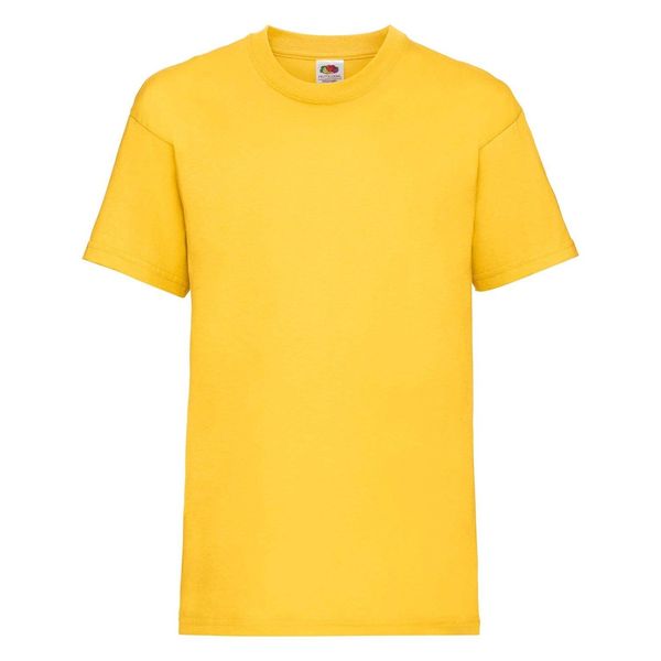 Fruit of the Loom Yellow Cotton T-shirt Fruit of the Loom