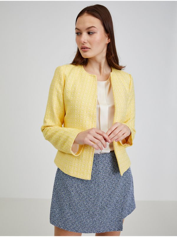 Orsay Yellow ladies tweed jacket ORSAY - Ladies