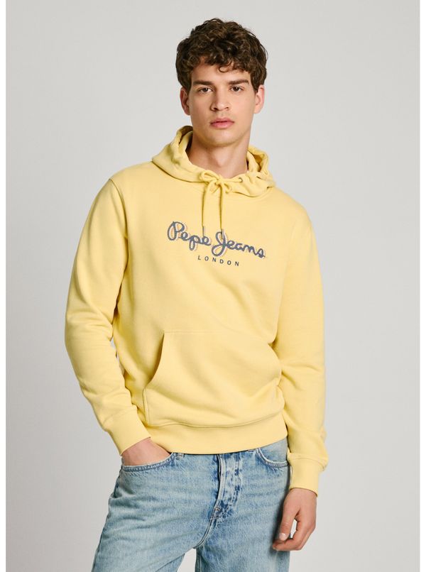 Pepe Jeans Yellow men's hoodie Pepe Jeans - Men