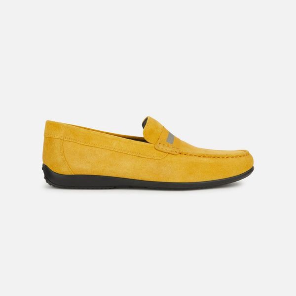 GEOX Yellow men's moccasins Geox Ascanio - Men's