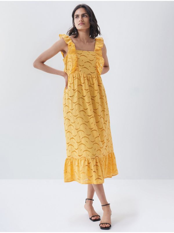 Salsa Jeans Yellow midi dress Salsa Jeans Fontana - Women's