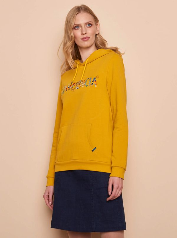 Tranquillo Yellow Womens Hoodie Tranquillo - Women