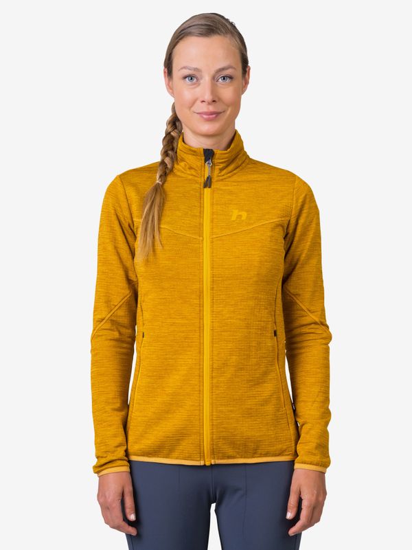 HANNAH Yellow women's zip-up sweatshirt Hannah Dagnys