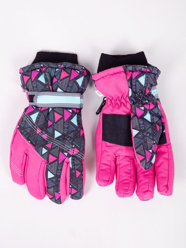 Yoclub Yoclub Kids's Children's Winter Ski Gloves REN-0240G-A150