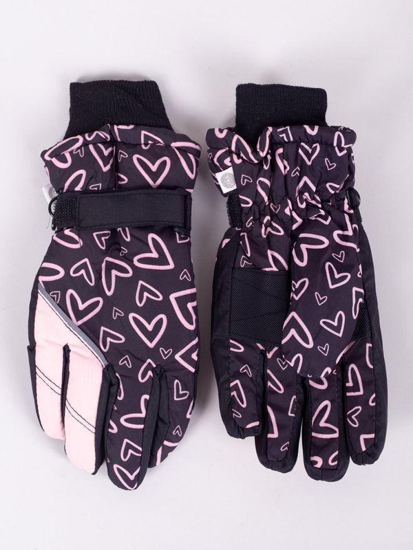 Yoclub Yoclub Kids's Children's Winter Ski Gloves REN-0245G-A150