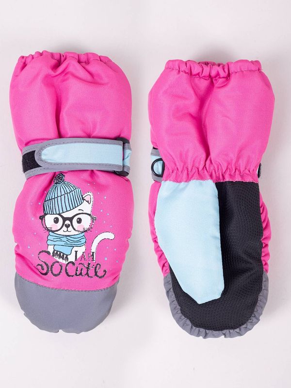 Yoclub Yoclub Kids's Children'S Winter Ski Gloves REN-0310G-A110