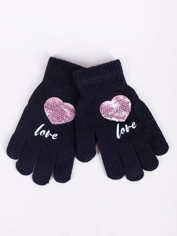 Yoclub Yoclub Kids's Gloves RED-0099G-AA50-009