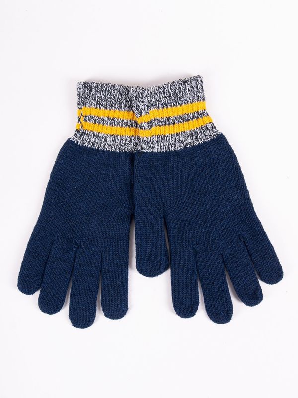 Yoclub Yoclub Man's Gloves RED-0074F-AA50-006 Navy Blue