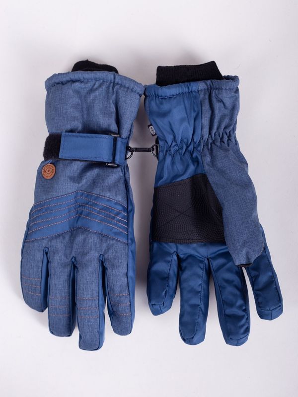 Yoclub Yoclub Man's Men's Winter Ski Gloves REN-0281F-A150 Navy Blue