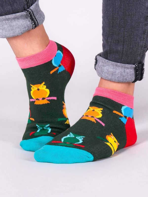 Yoclub Yoclub Unisex's Ankle Funny Cotton Socks Patterns Colours SKS-0086U-A200
