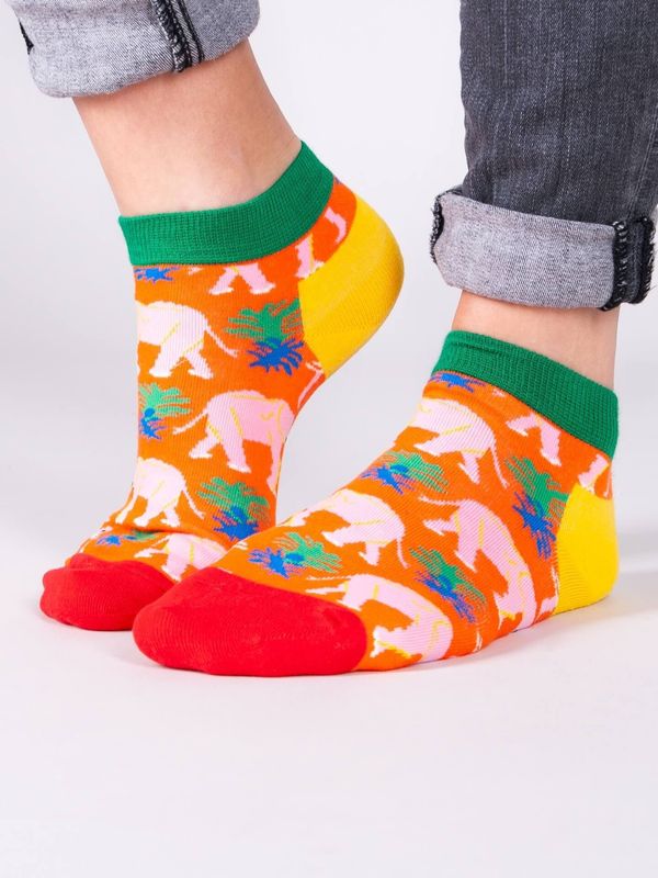 Yoclub Yoclub Unisex's Ankle Funny Cotton Socks Patterns Colours SKS-0086U-A300